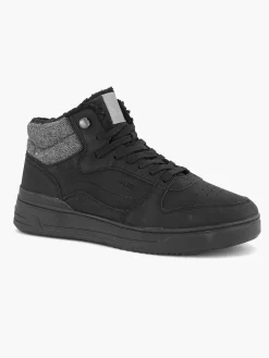 Memphis One Zwarte Hoge Sneaker-Heren Sneakers