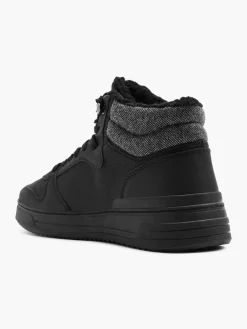 Memphis One Zwarte Hoge Sneaker-Heren Sneakers
