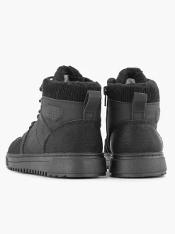 Vty Zwarte Hoge Sneaker-Kinderen Jongensschoenen
