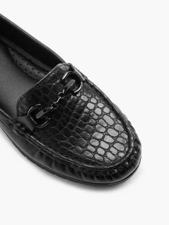 Easy Street Zwarte Instapper-Dames Comfort Schoenen