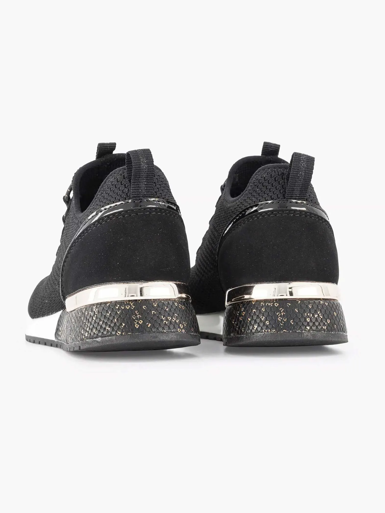 Graceland Zwarte Instapper-Dames Sneakers
