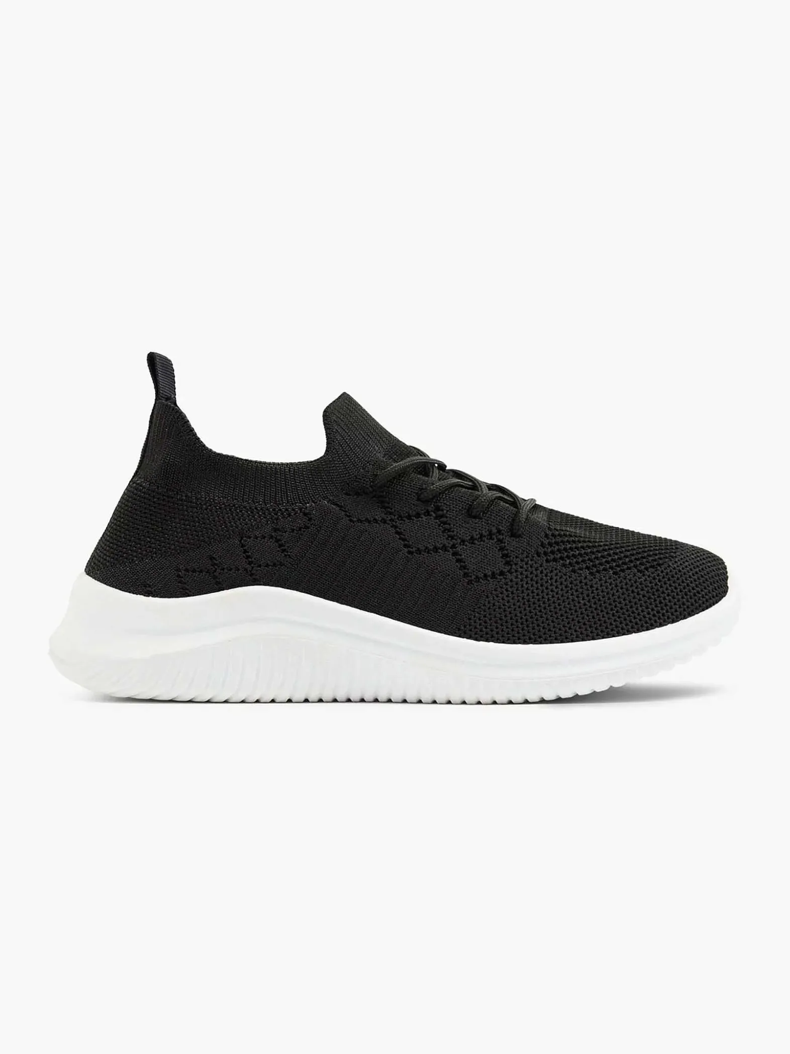 Graceland Zwarte Instapper-Dames Sneakers