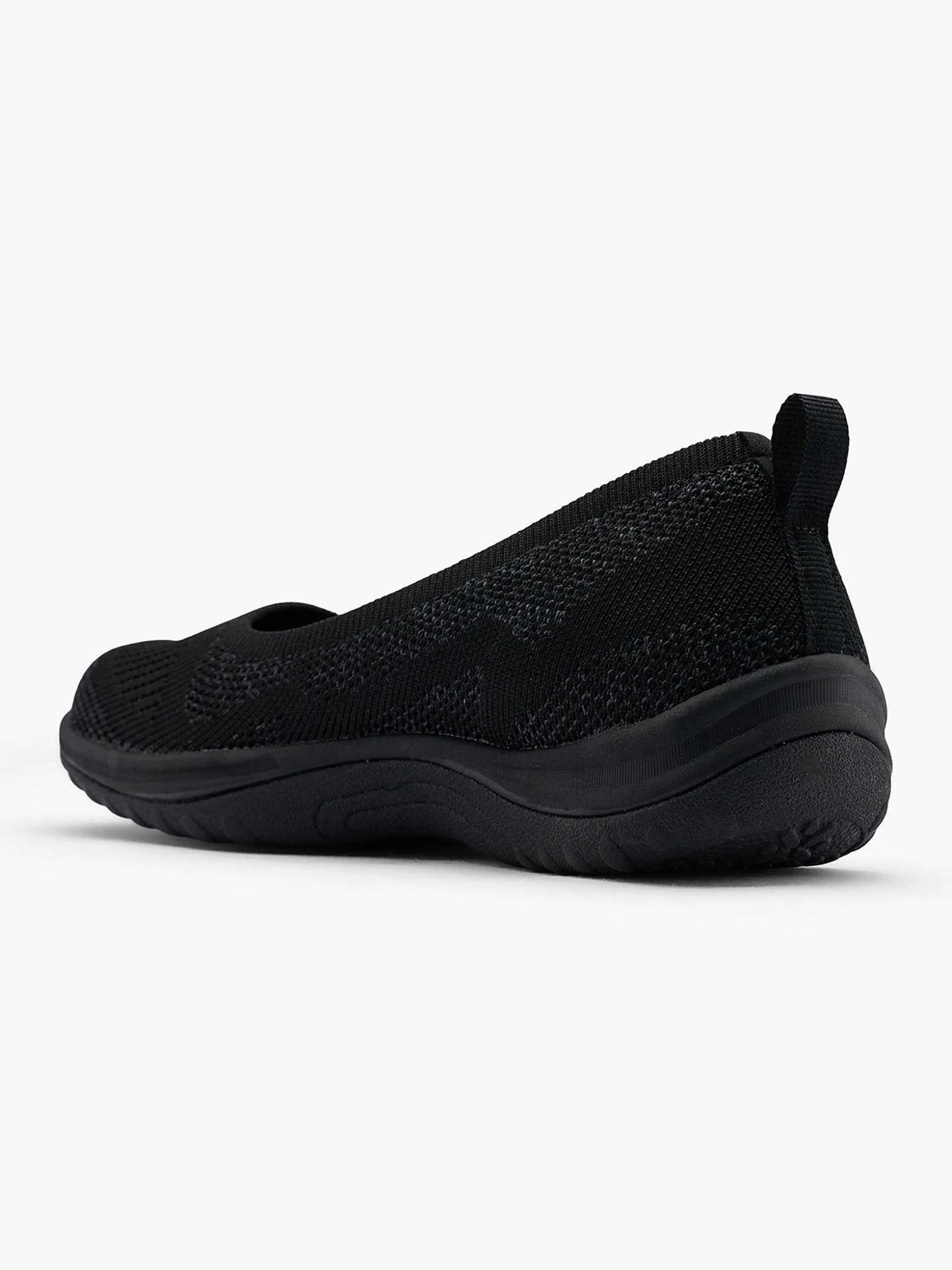 Skechers Zwarte Instapper Memory Foam-Dames Instappers