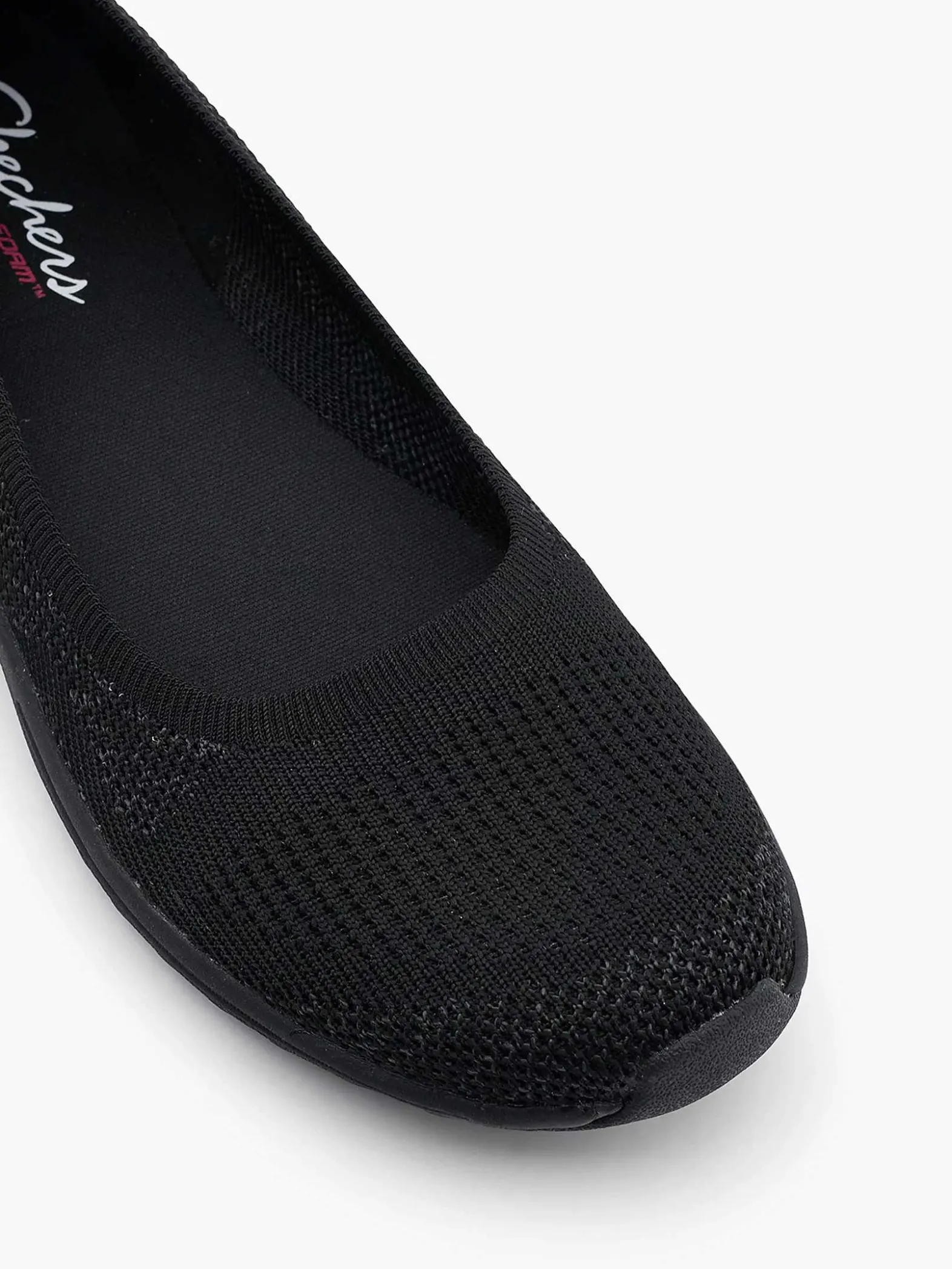 Skechers Zwarte Instapper Memory Foam-Dames Instappers