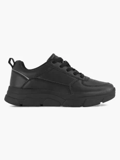 Graceland Zwarte Lage Sneaker-Dames Sneakers