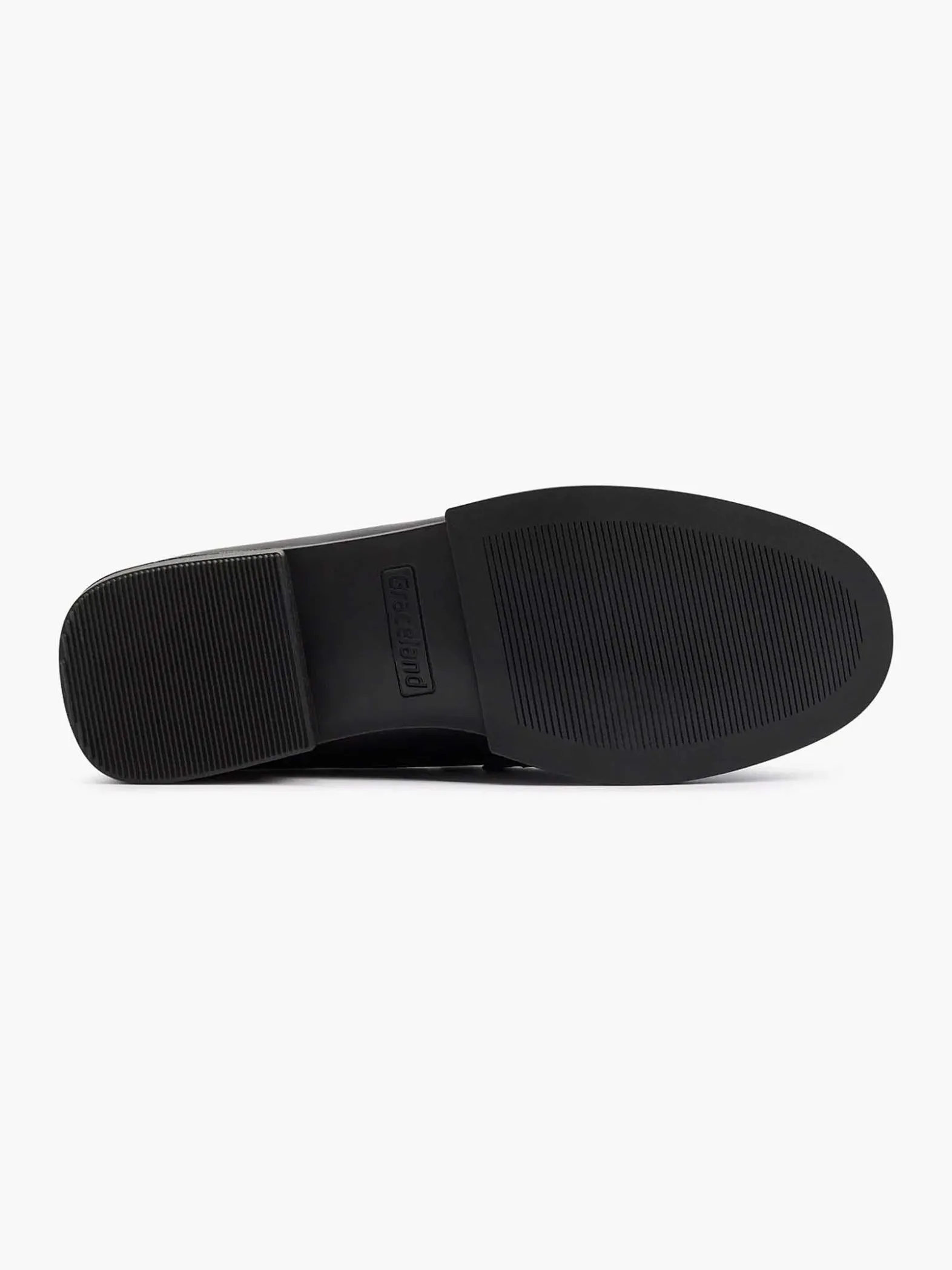Graceland Zwarte Loafer Sierketting-Dames Instappers