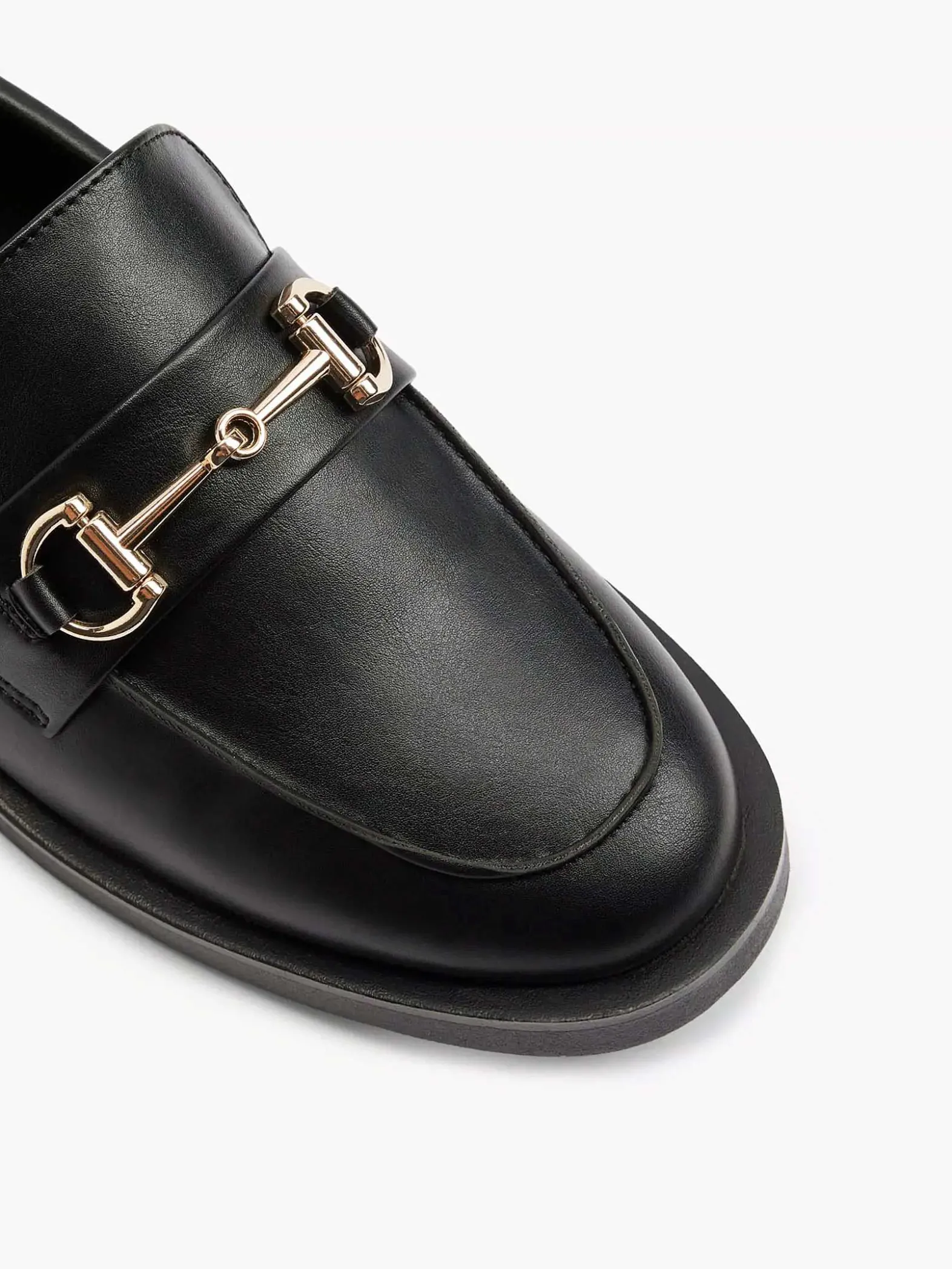 Graceland Zwarte Loafer Sierketting-Dames Instappers