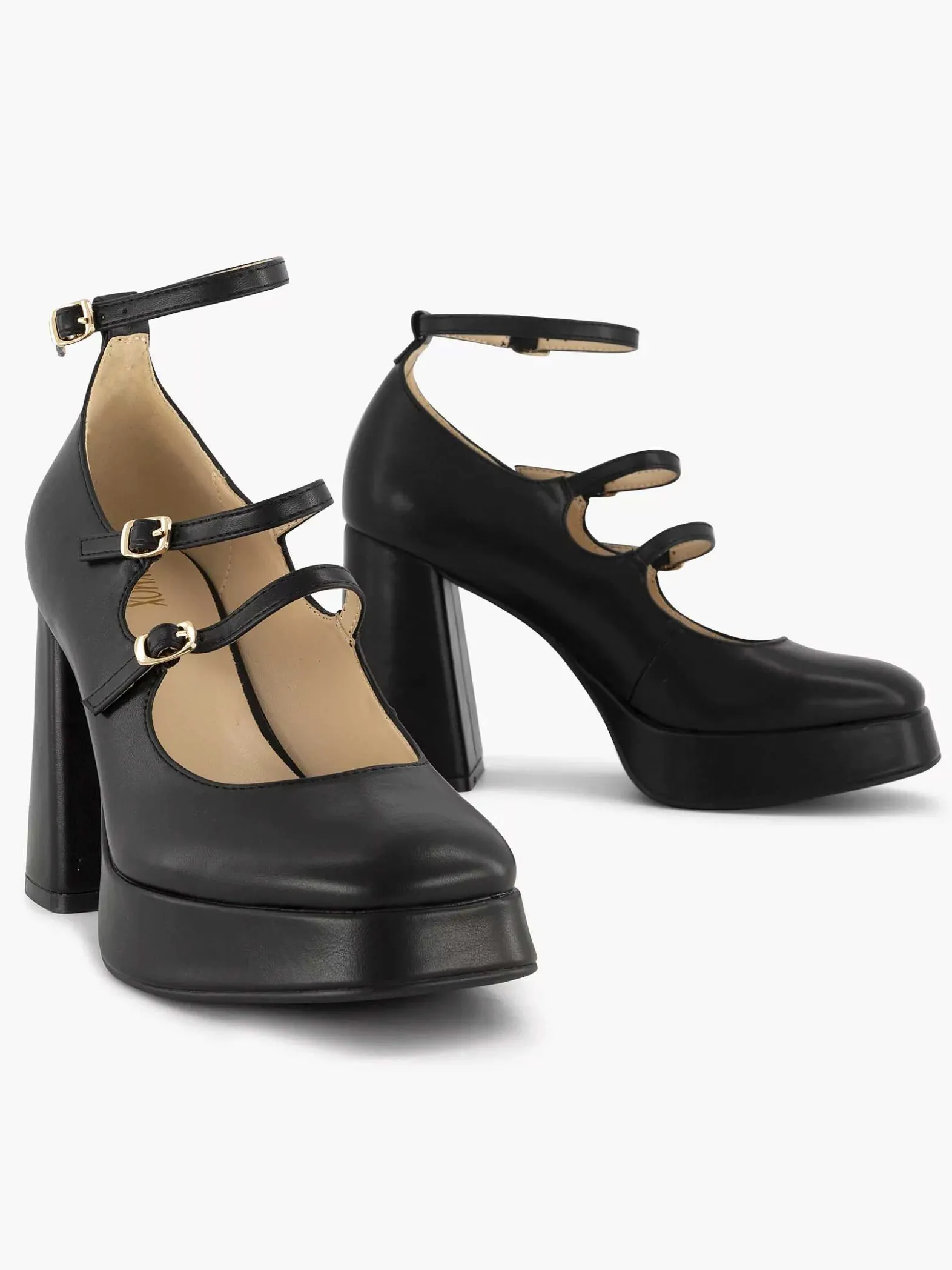 Graceland Zwarte Platform Pump-Dames Pumps