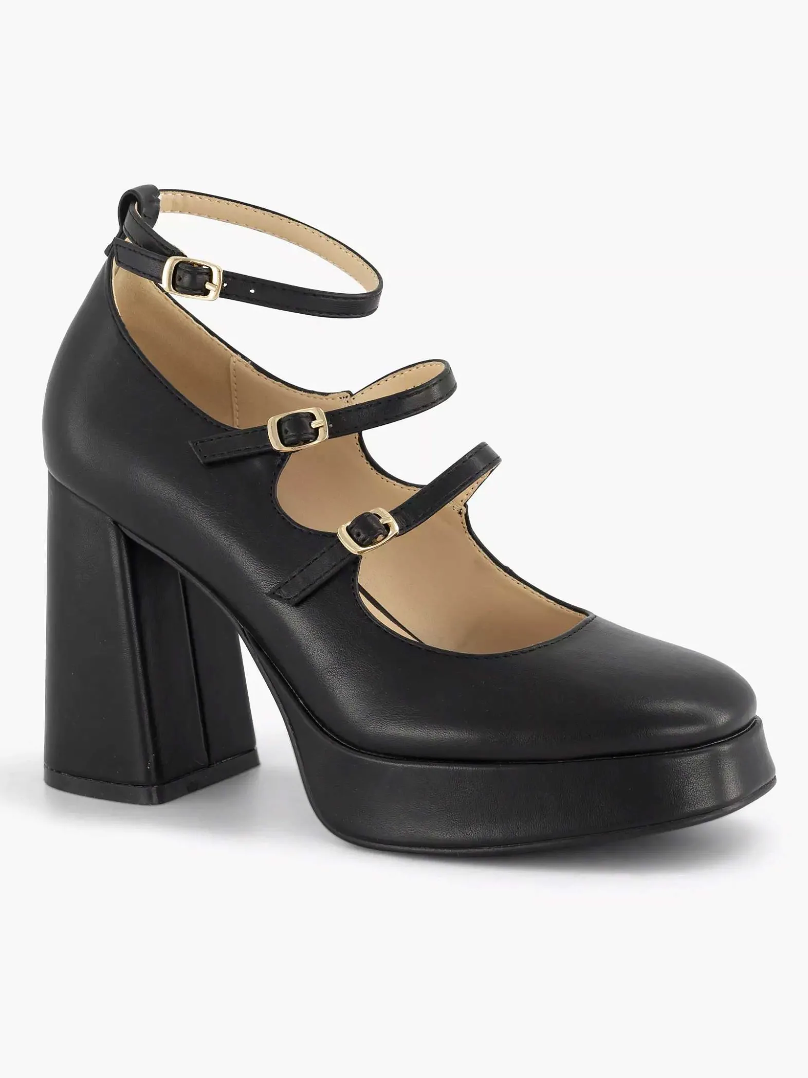Graceland Zwarte Platform Pump-Dames Pumps