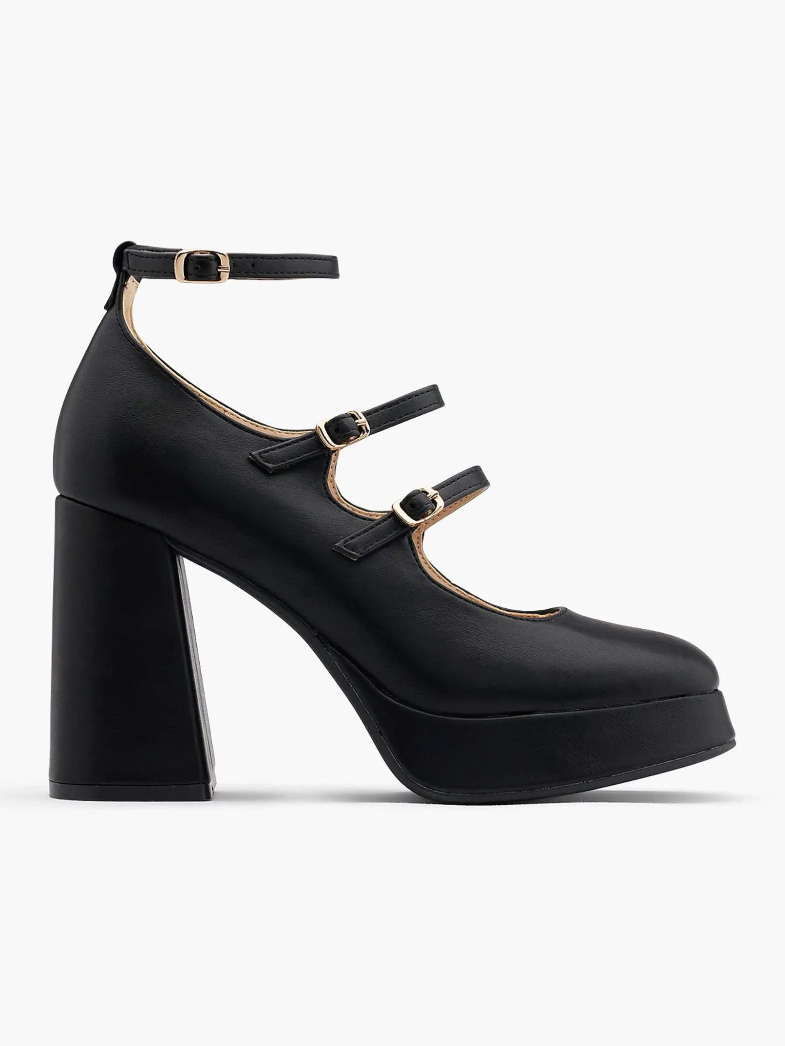 Graceland Zwarte Platform Pump-Dames Pumps