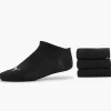 Puma Zwarte Sneaker Plain 3 Pak 35-38-Dames Sokken