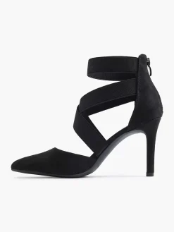 Graceland Zwarte Pump Elastiek-Dames Pumps