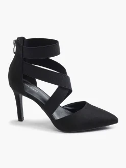 Graceland Zwarte Pump Elastiek-Dames Pumps