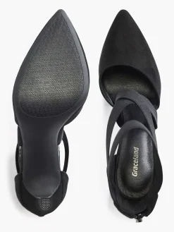 Graceland Zwarte Pump Elastiek-Dames Pumps
