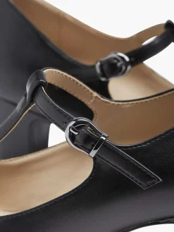 Graceland Zwarte Pump Gesp-Dames Hoge Hakken