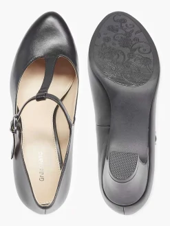 Graceland Zwarte Pump Gesp-Dames Hoge Hakken