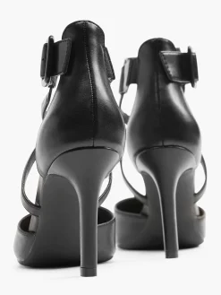 Graceland Zwarte Pump Gespsluiting-Dames Hoge Hakken