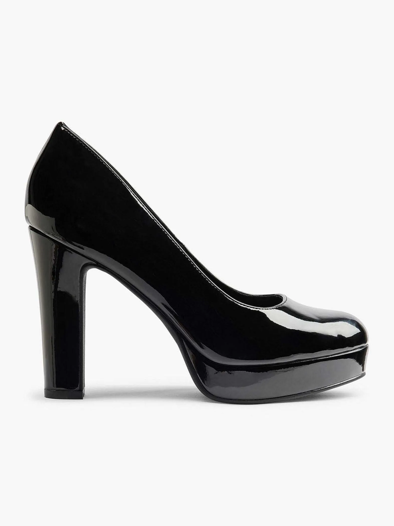 Graceland Zwarte Pump Lak-Dames Pumps