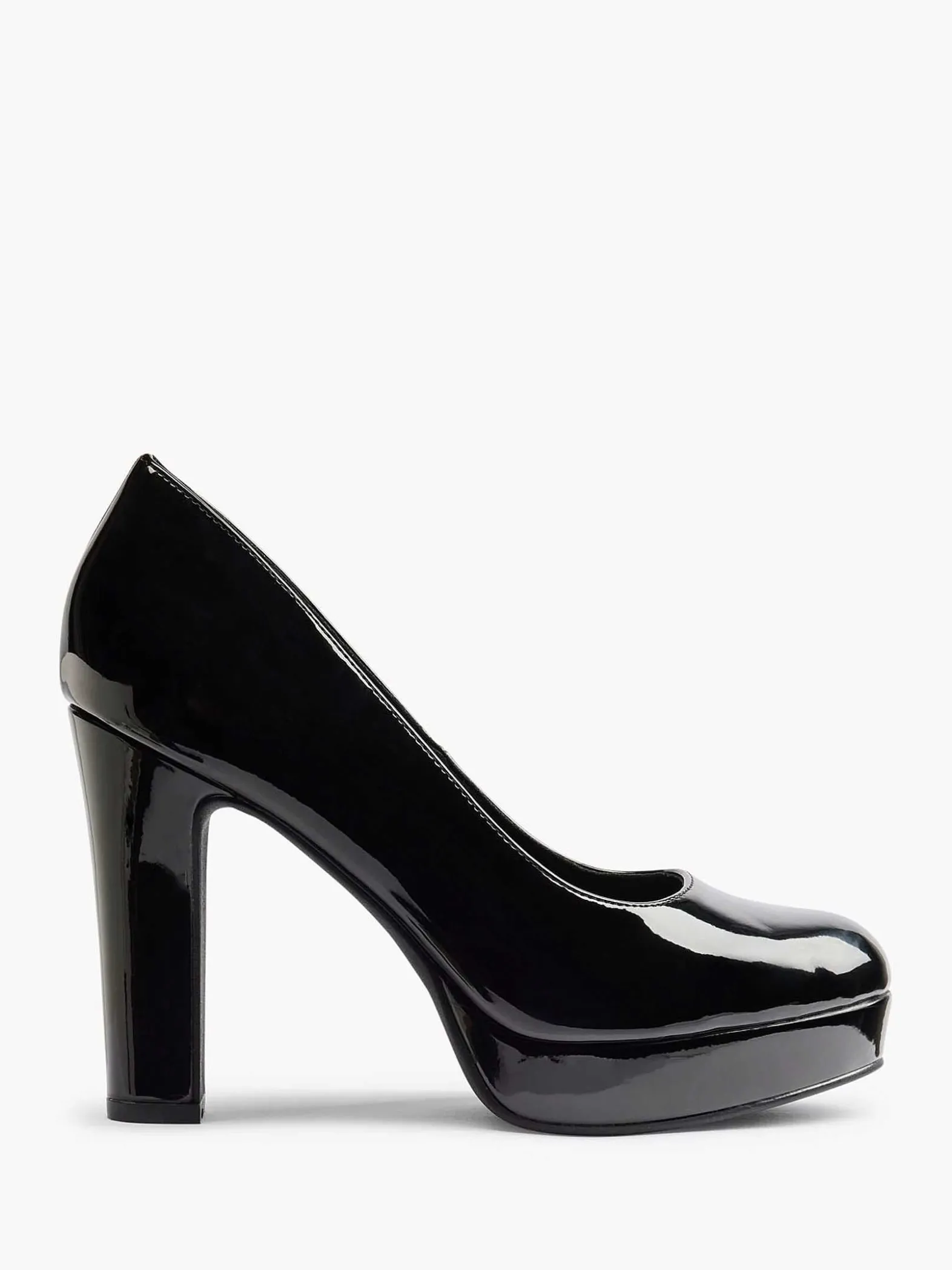 Graceland Zwarte Pump Lak-Dames Pumps