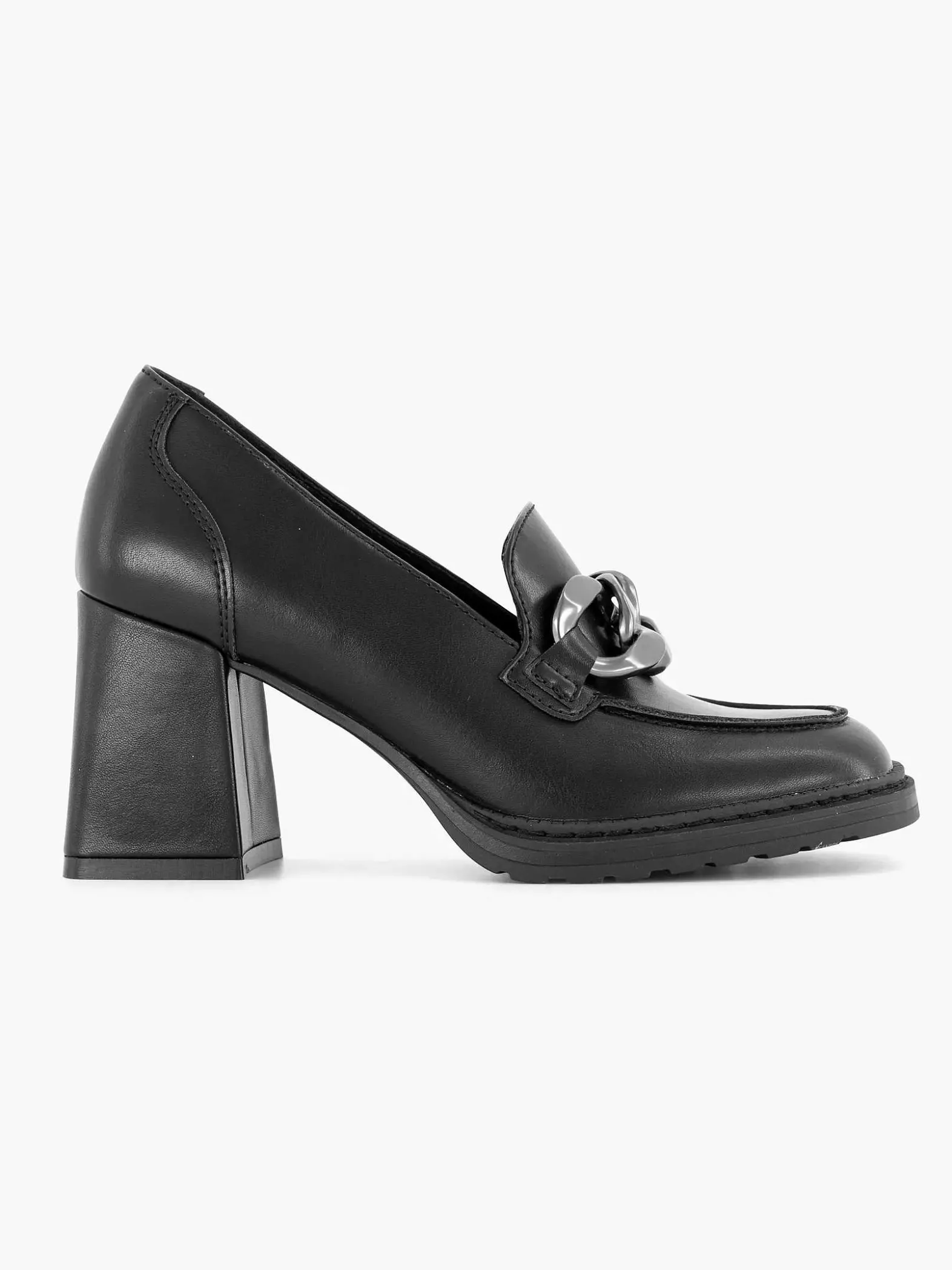 Oxmox Zwarte Pump Sierketting-Dames Pumps