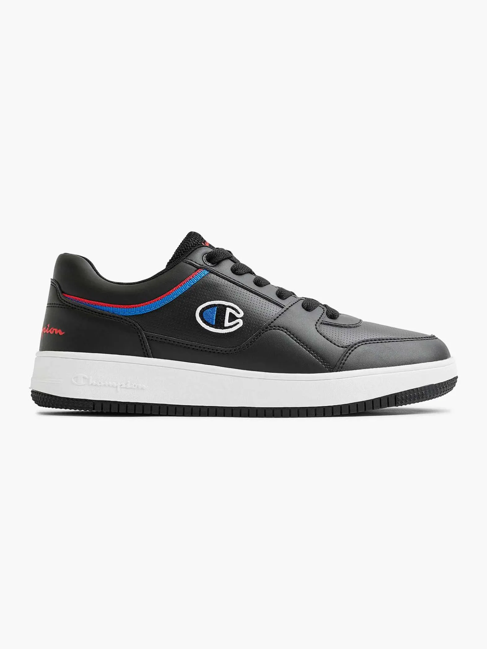Champion Zwarte Rebound Low-Heren Sneakers