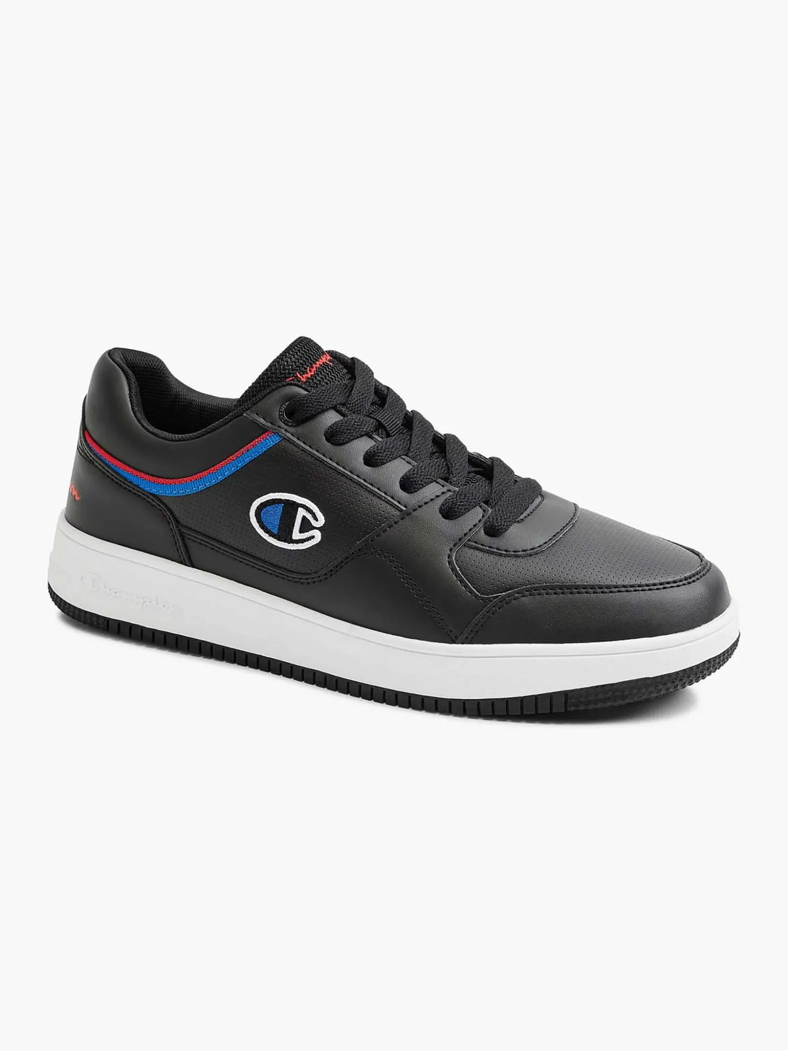 Champion Zwarte Rebound Low-Heren Sneakers