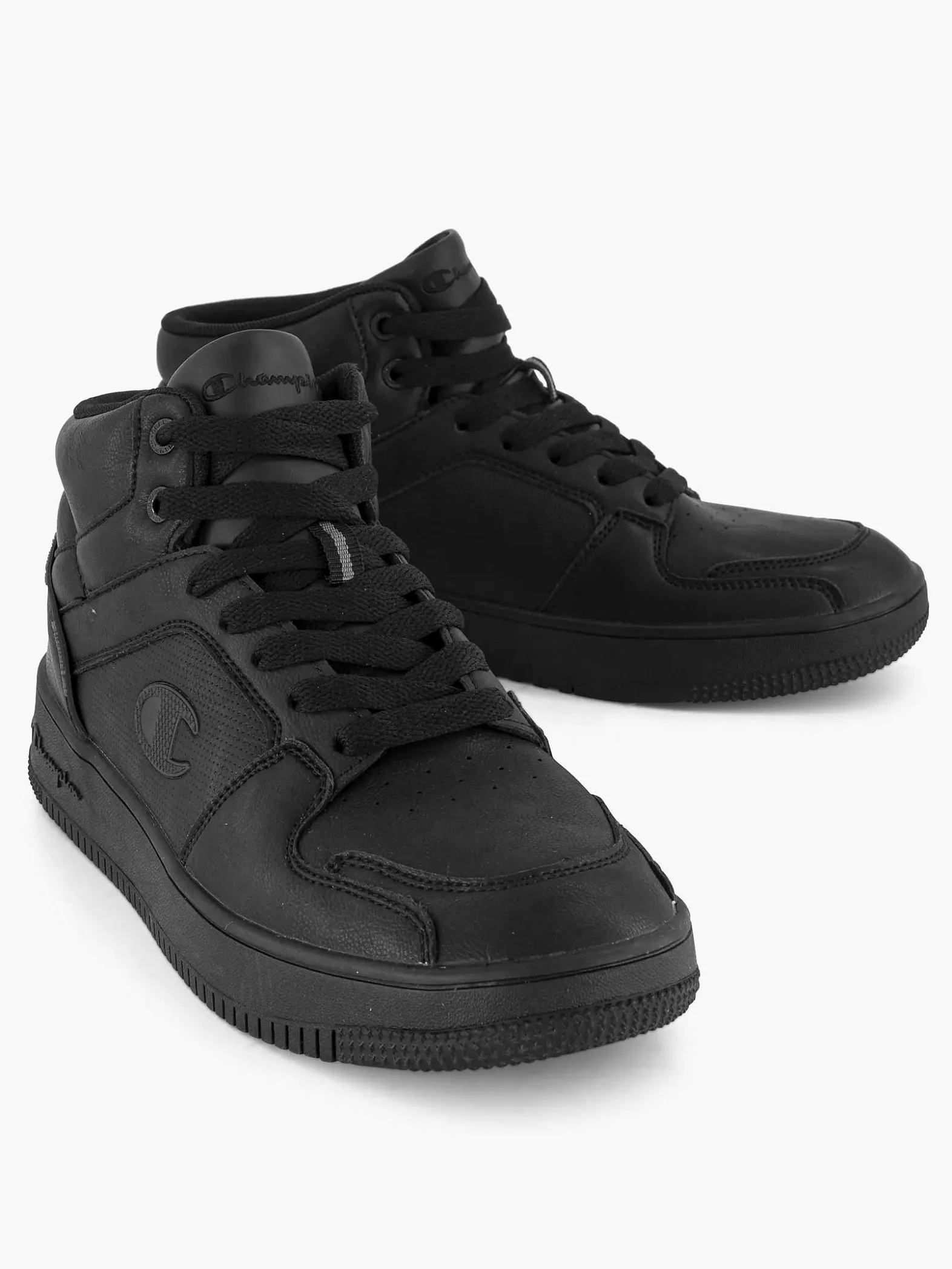 Champion Zwarte Rebound 2.0 Mid-Heren Sneakers
