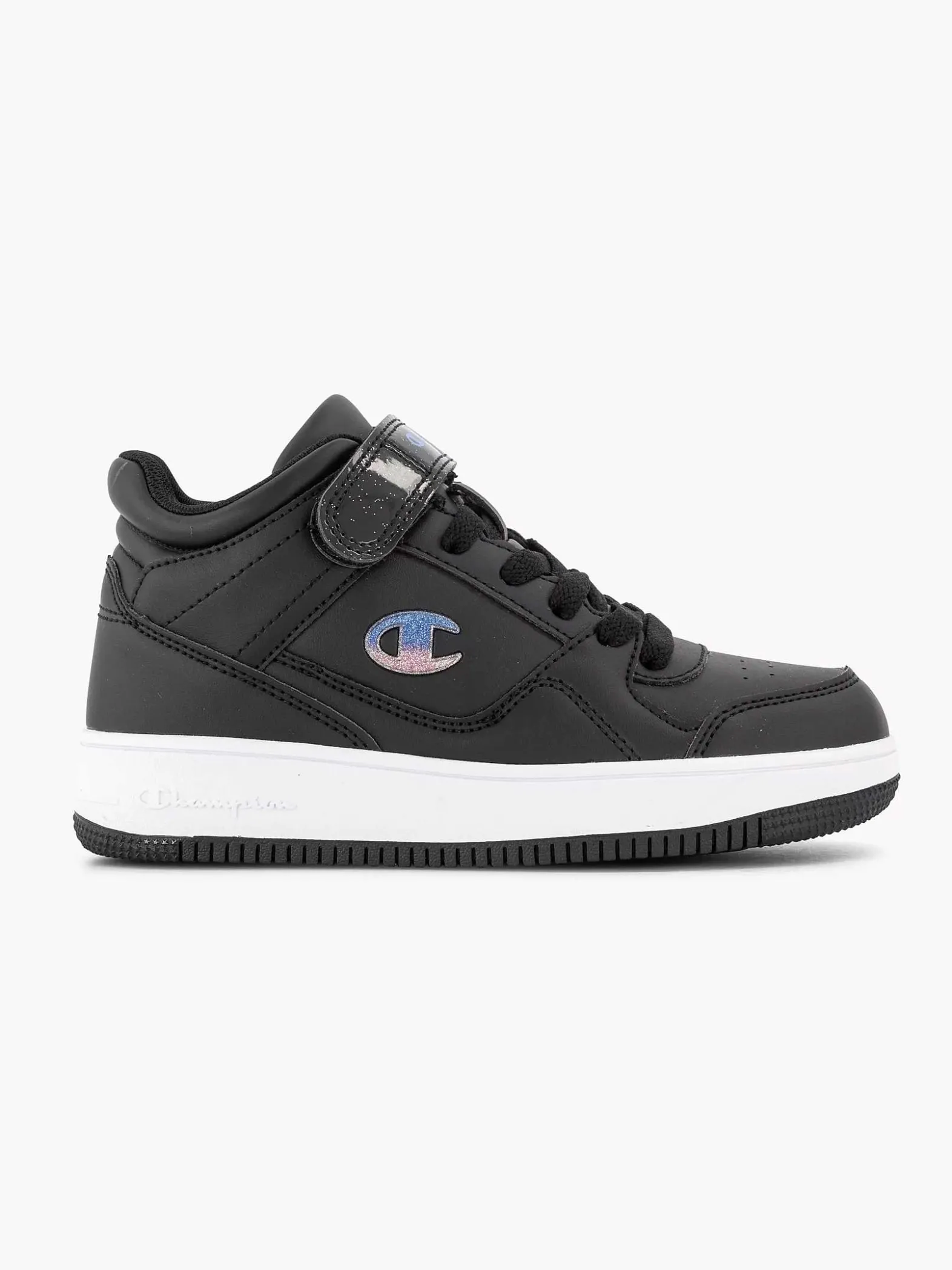 Champion Zwarte Rebound Vintage Mid G-Kinderen Jongensschoenen