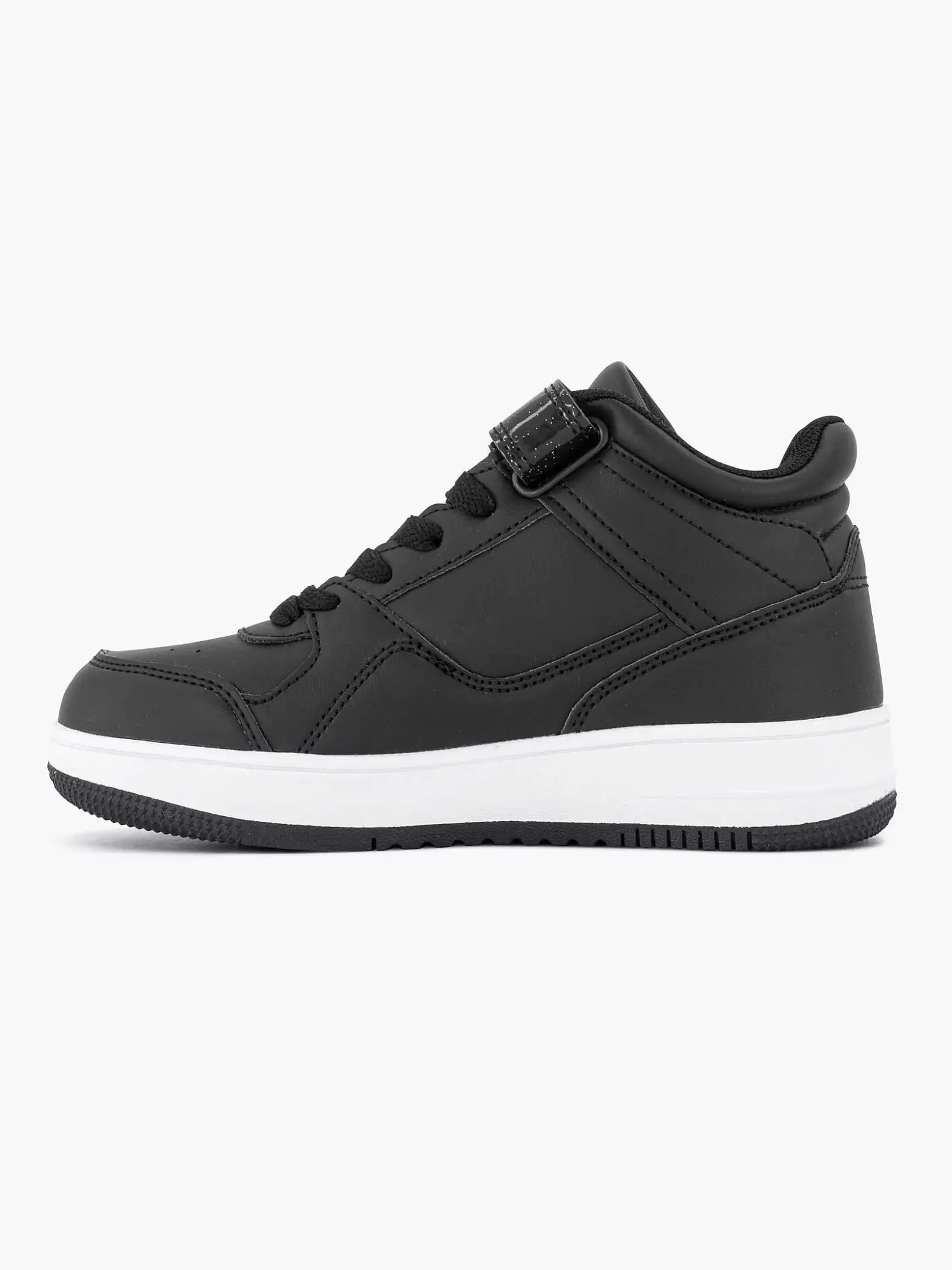 Champion Zwarte Rebound Vintage Mid G-Kinderen Jongensschoenen
