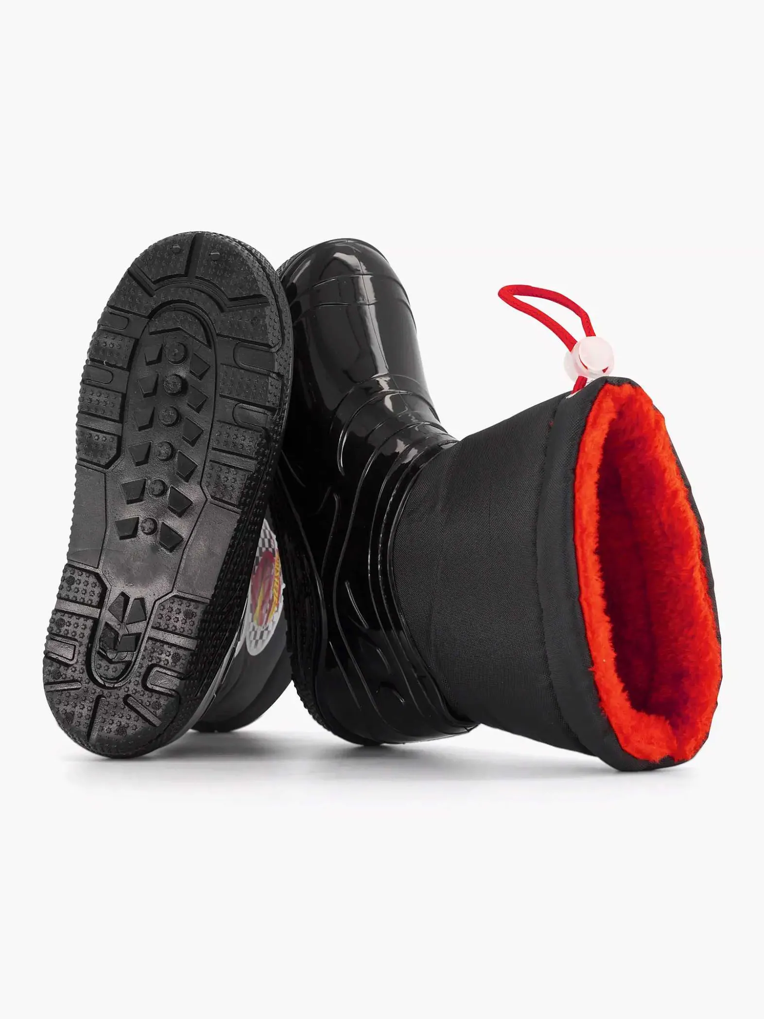 Cars Zwarte Regenlaars Gevoerd-Kinderen Babyschoenen