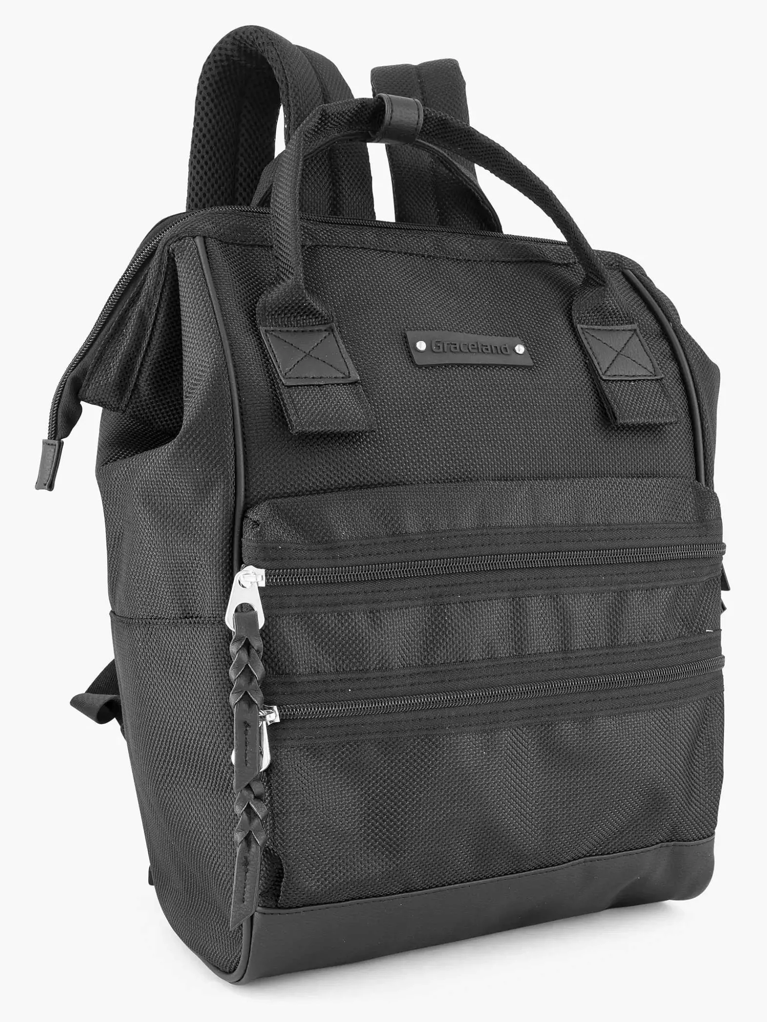 Graceland Zwarte Rugzak-Dames Online Exclusive Accessoires