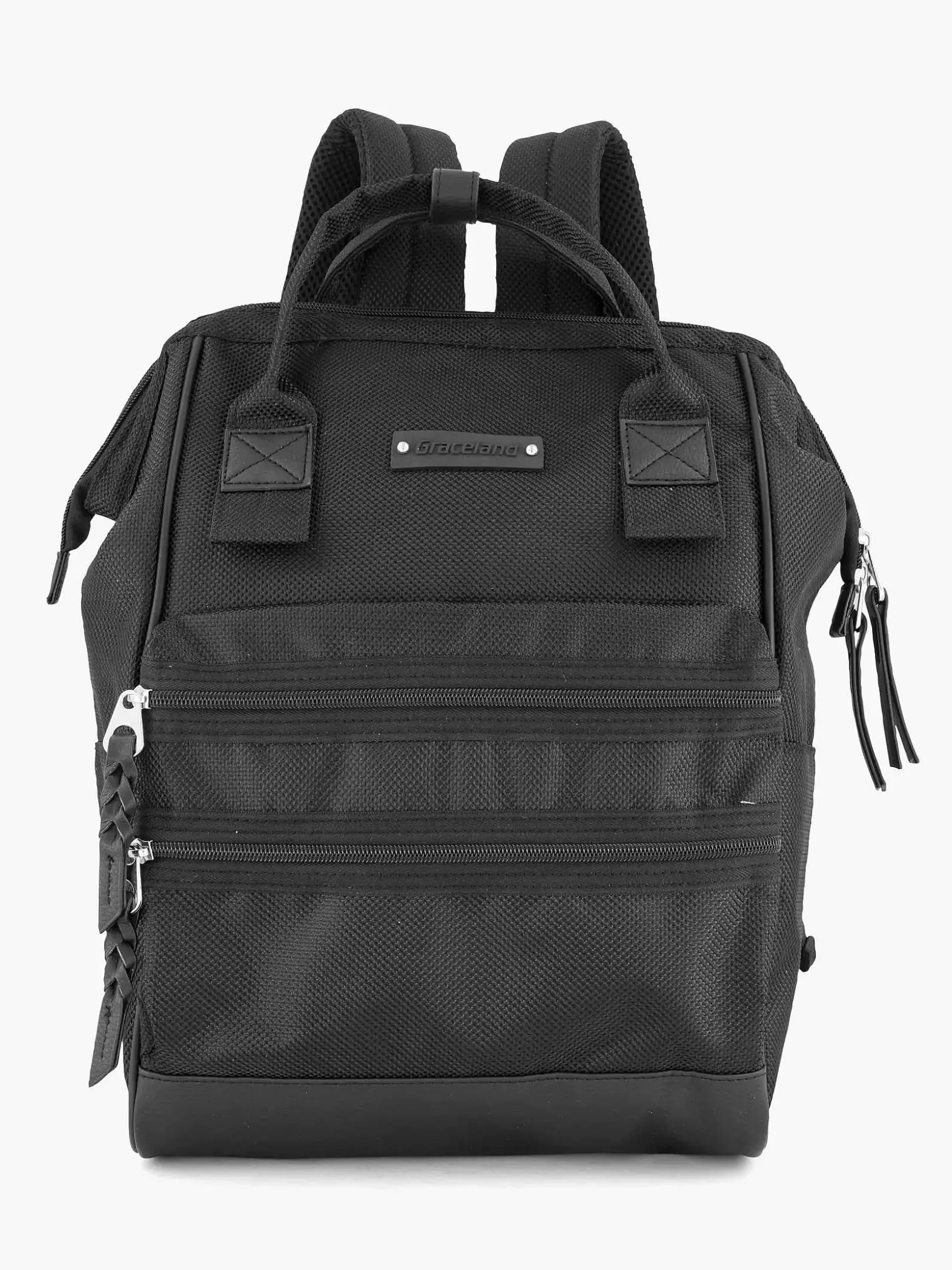 Graceland Zwarte Rugzak-Dames Online Exclusive Accessoires