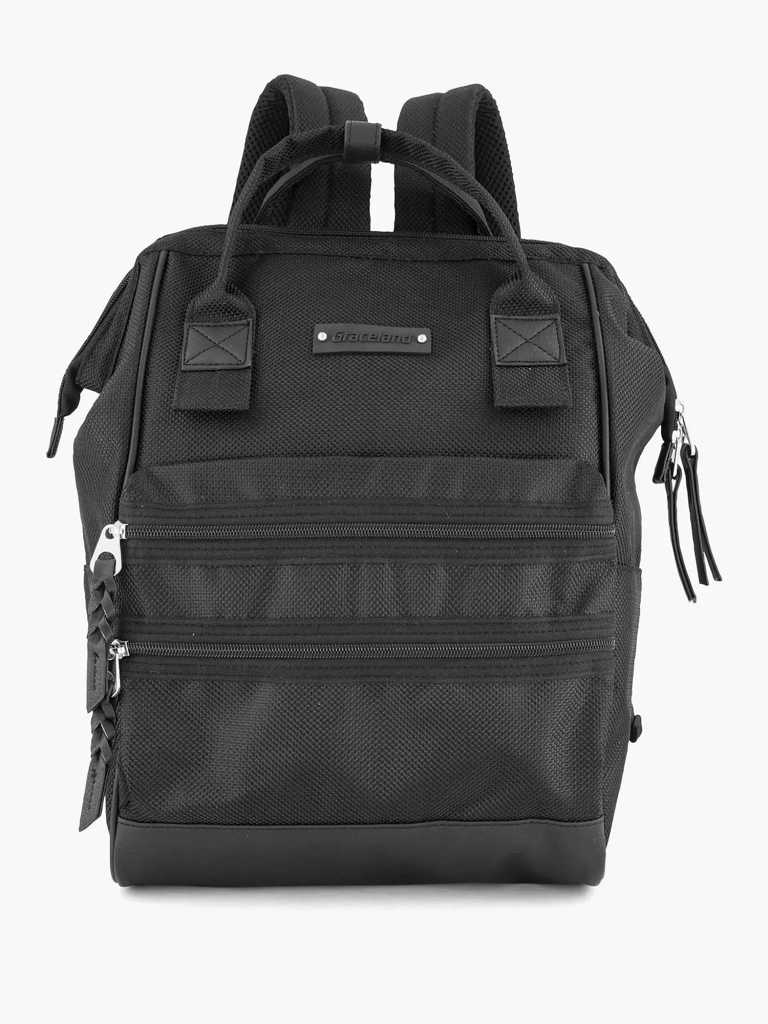 Graceland Zwarte Rugzak-Dames Online Exclusive Accessoires