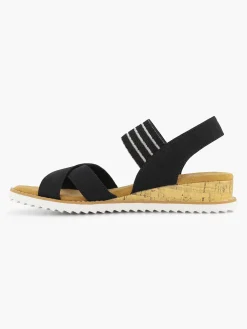 Skechers Zwarte Sandaal-Dames Sandalen