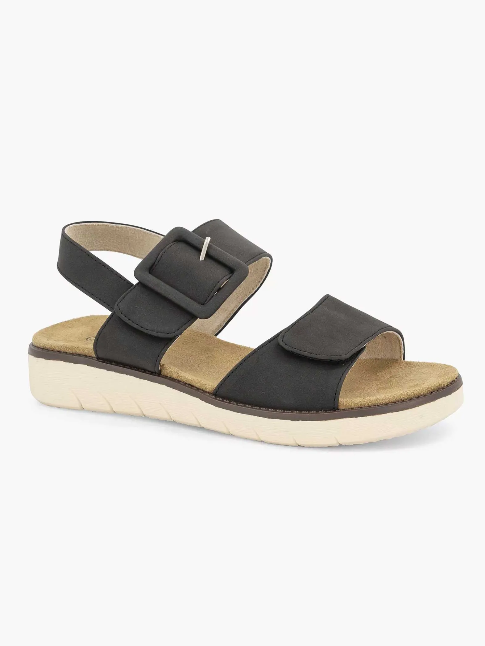 Easy Street Zwarte Sandaal-Dames Sandalen