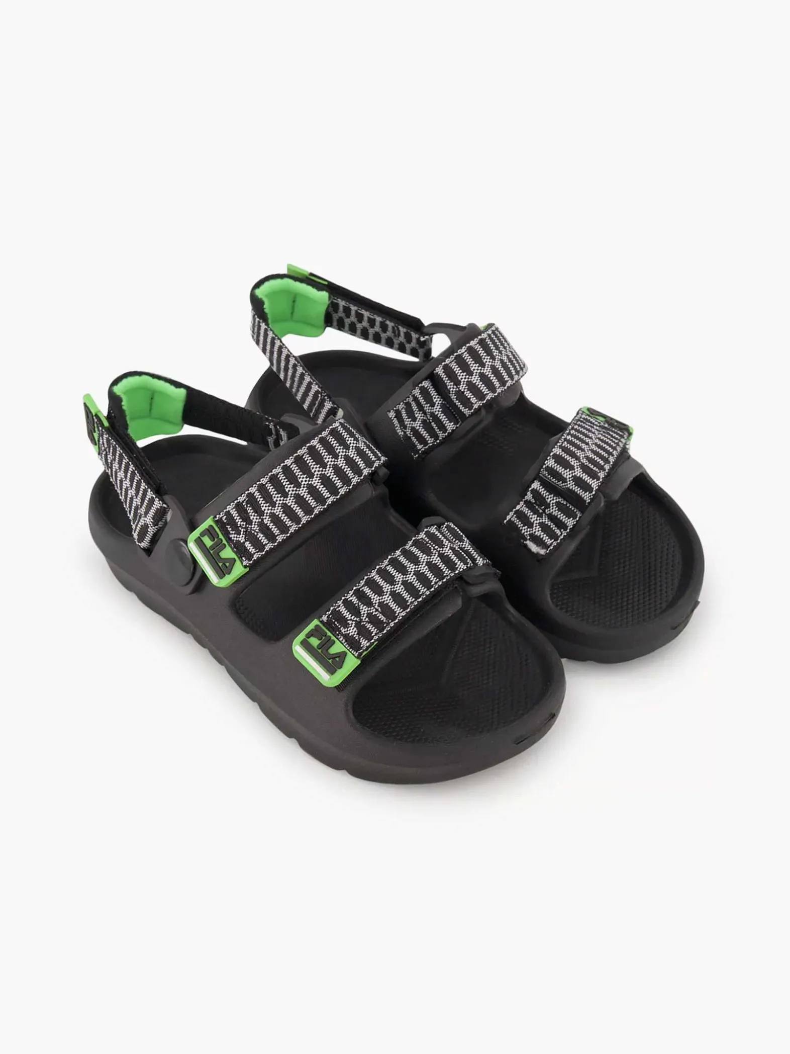 FILA Zwarte Sandaal-Kinderen Jongensschoenen
