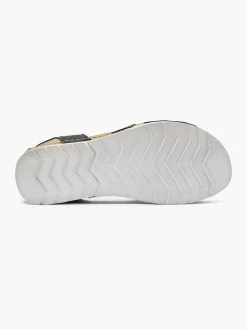 Easy Street Zwarte Sandaal-Dames Comfort Schoenen