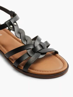 Graceland Zwarte Sandaal-Dames Sandalen