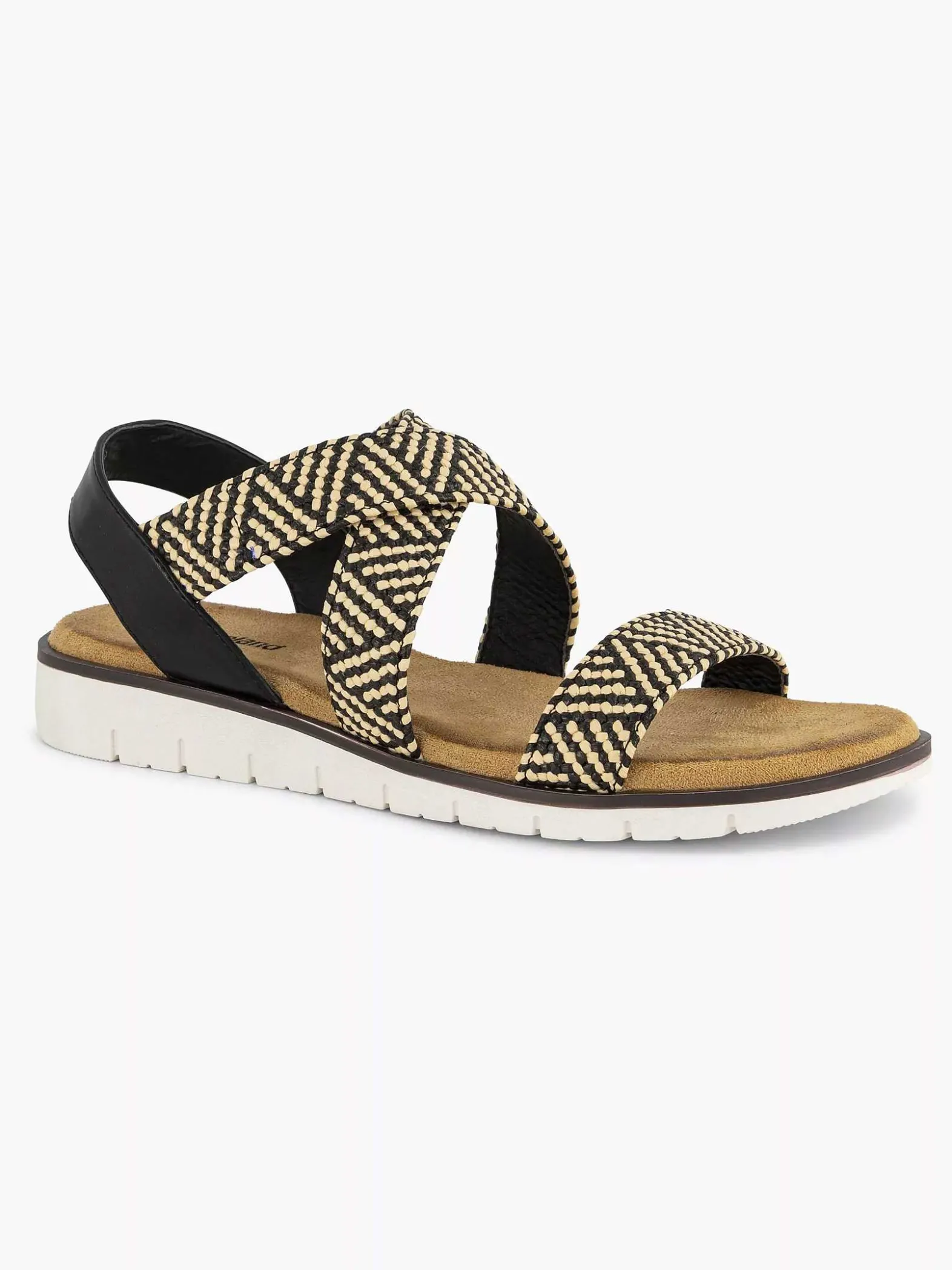 Graceland Zwarte Sandaal-Dames Sandalen