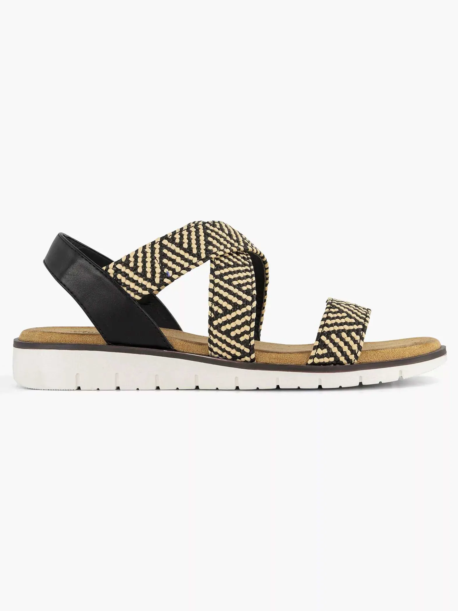 Graceland Zwarte Sandaal-Dames Sandalen