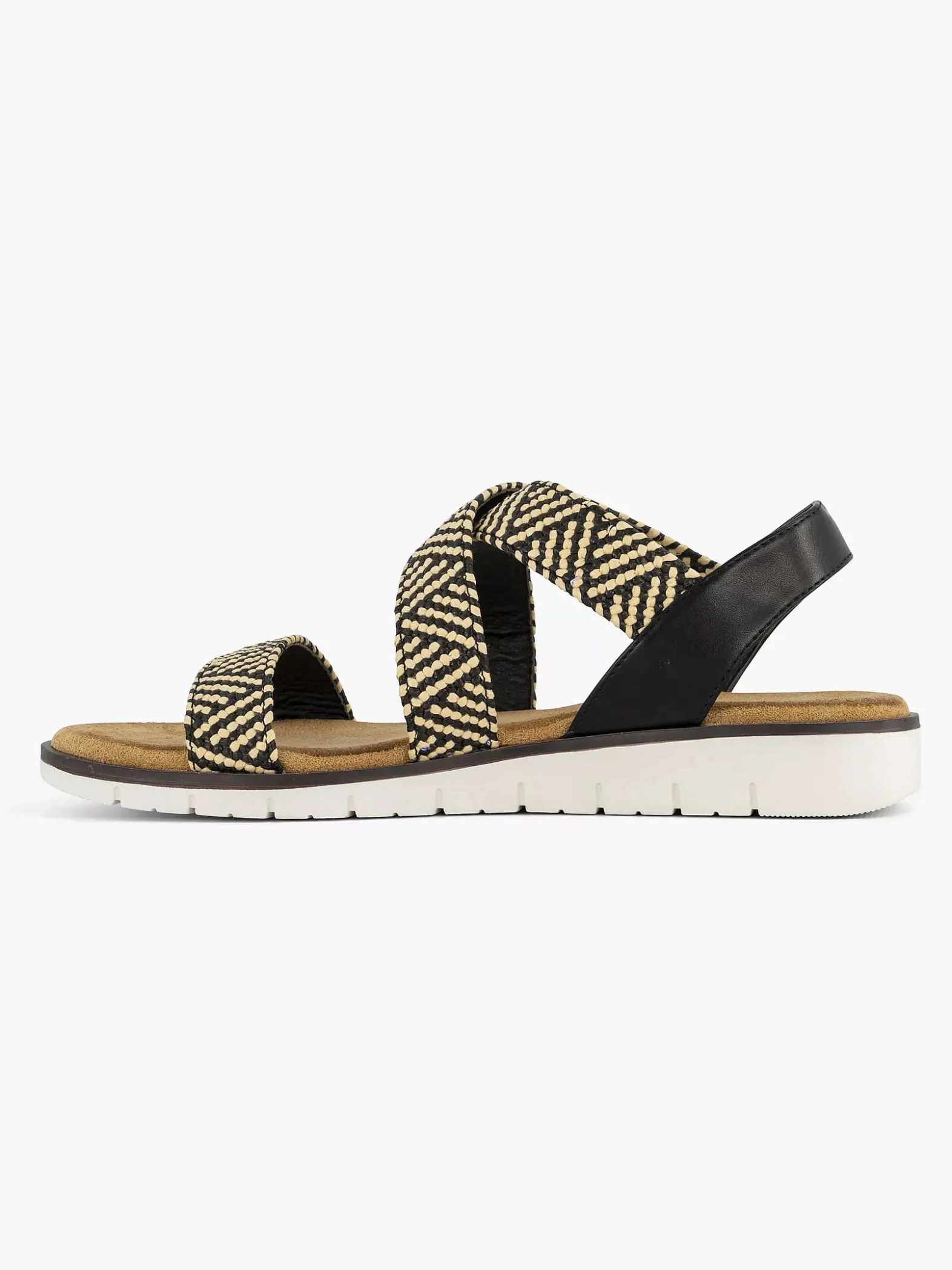 Graceland Zwarte Sandaal-Dames Sandalen