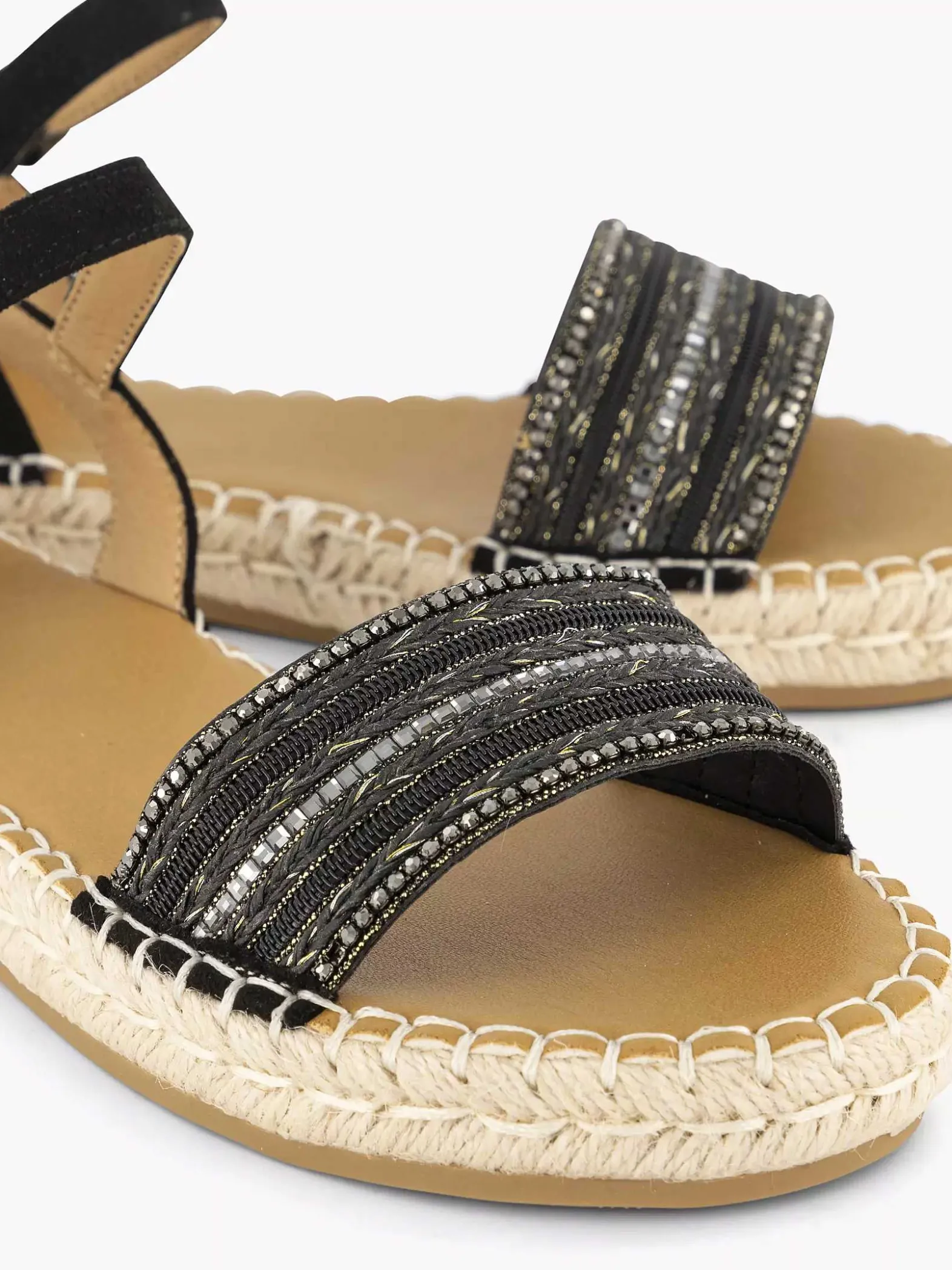 Graceland Zwarte Sandaal-Dames Sandalen