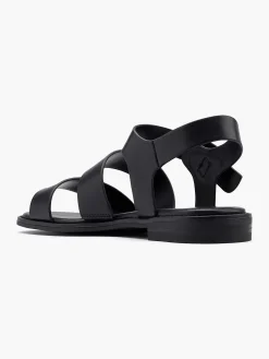 Graceland Zwarte Sandaal-Dames Sandalen