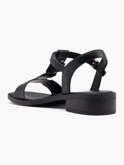 Graceland Zwarte Sandaal-Dames Sandalen
