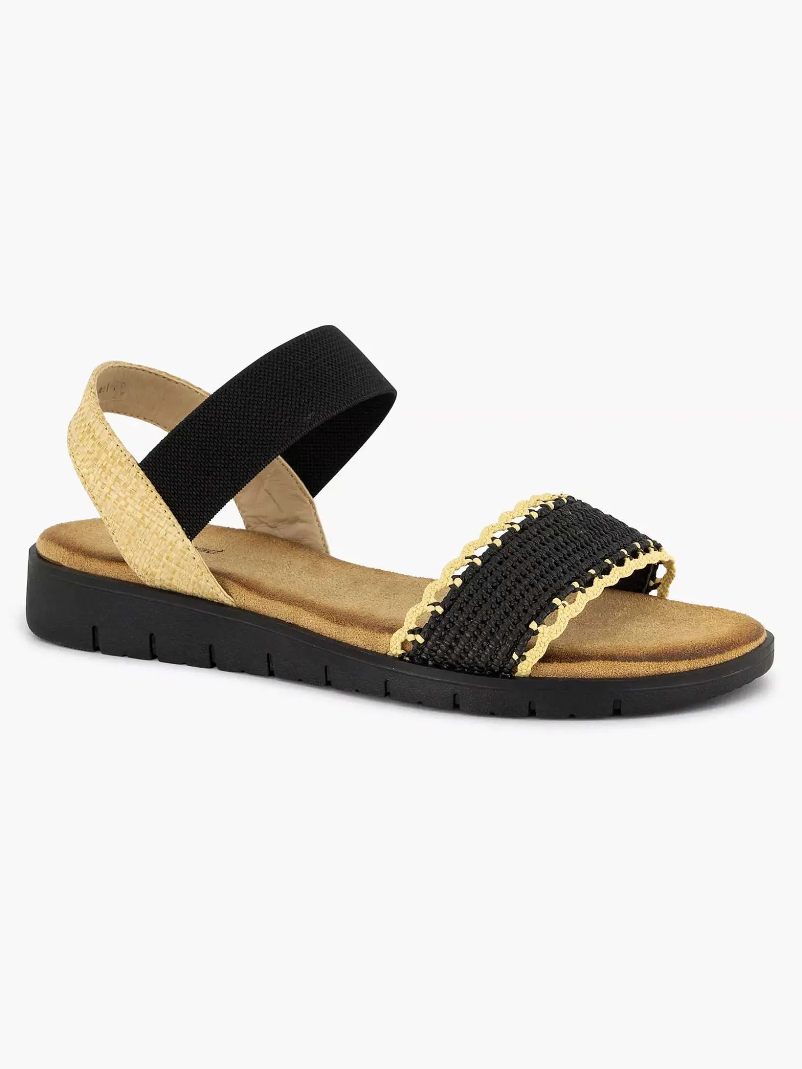 Graceland Zwarte Sandaal-Dames Sandalen