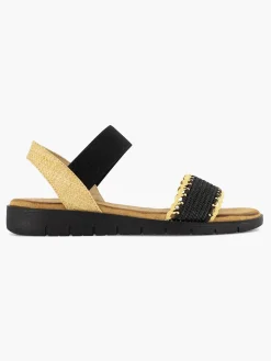 Graceland Zwarte Sandaal-Dames Sandalen