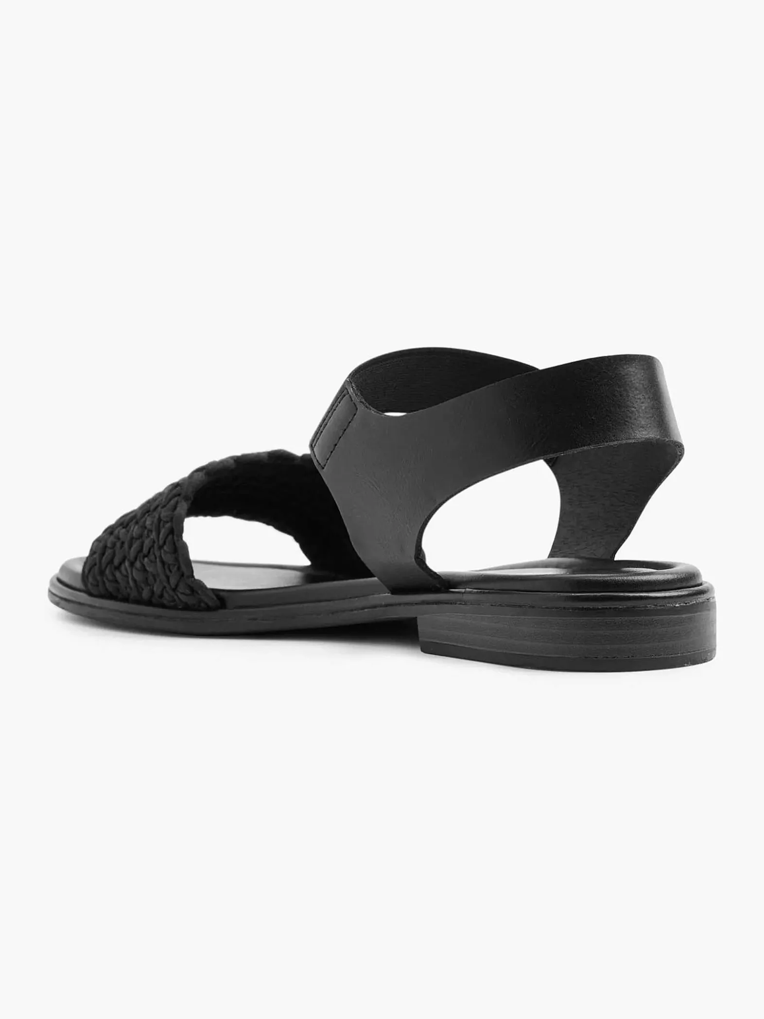 Graceland Zwarte Sandaal-Dames Sandalen