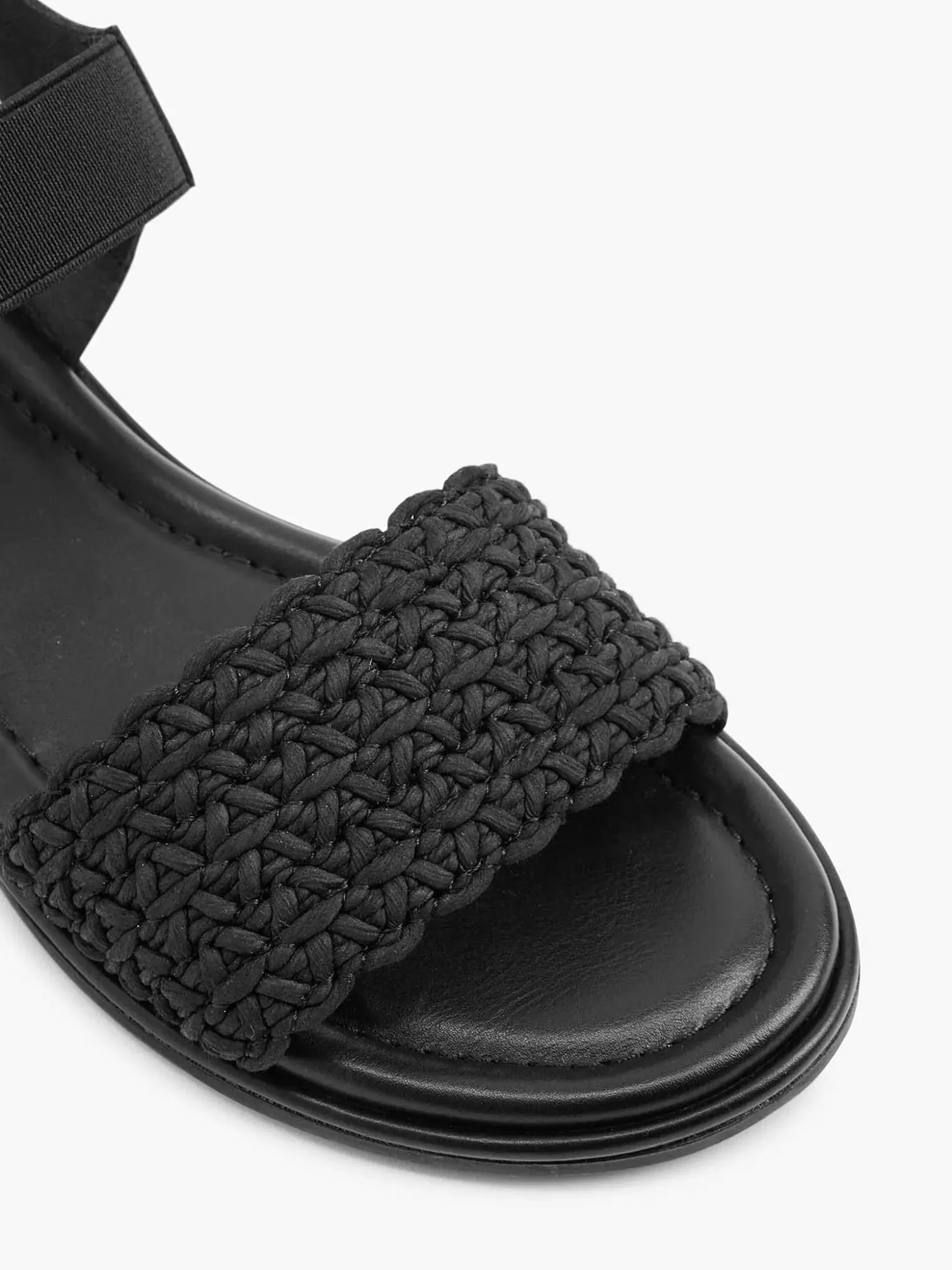 Graceland Zwarte Sandaal-Dames Sandalen