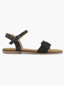 Graceland Zwarte Sandaal-Dames Sandalen