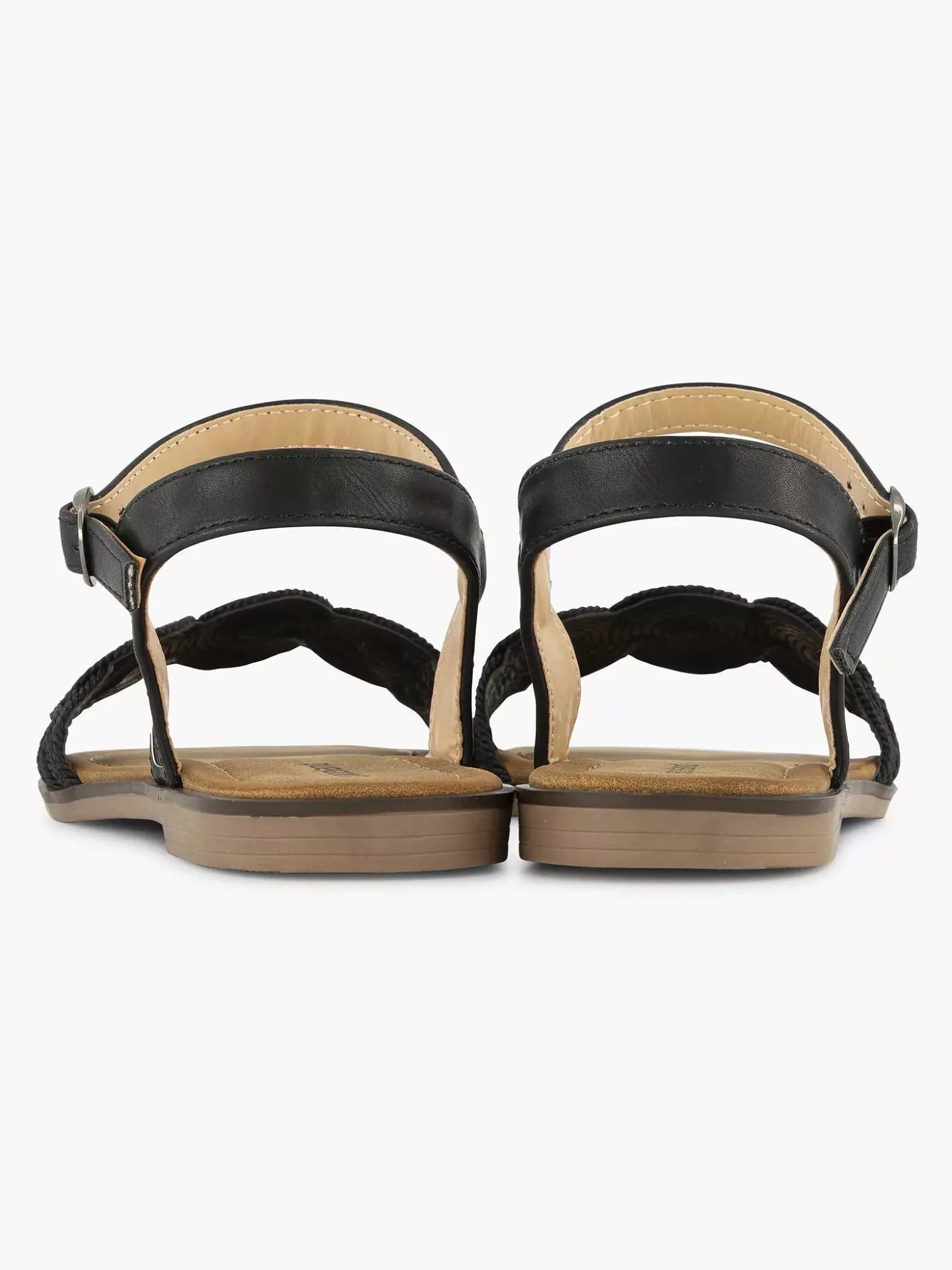 Graceland Zwarte Sandaal-Dames Sandalen